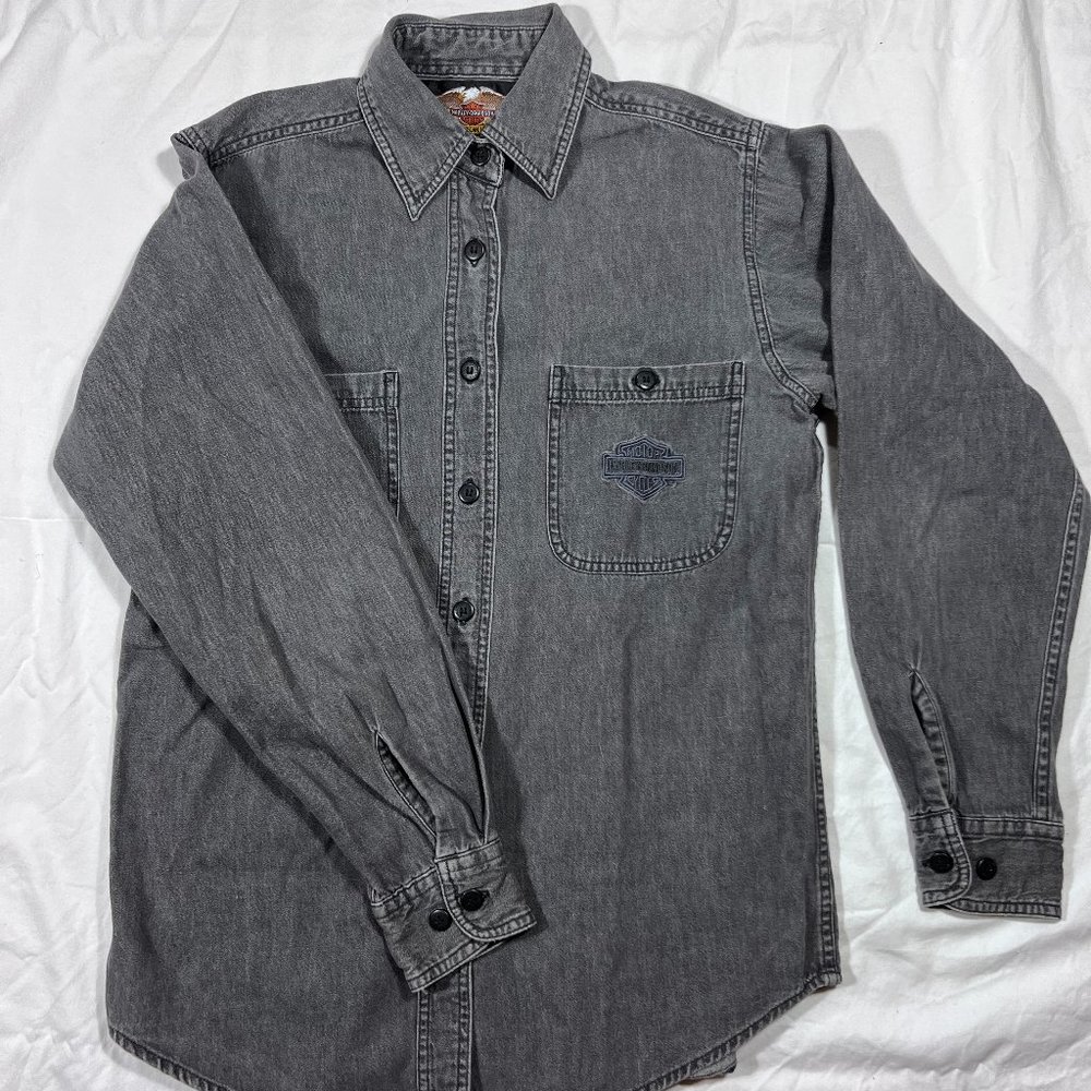 Button Up Harley Davidson Shirt